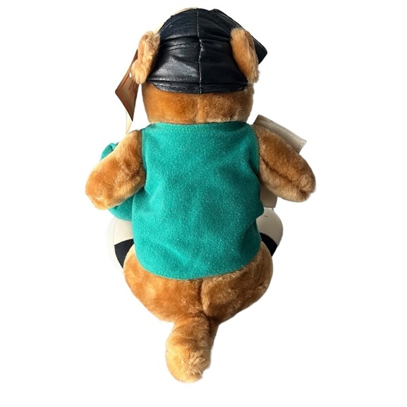 Shalom Texas Holdem Poker Playing Cap Dog Stuffed Animal Toy Brown 10” - Picture 4 of 11